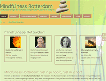 Tablet Screenshot of mindfulness-rotterdam.nl